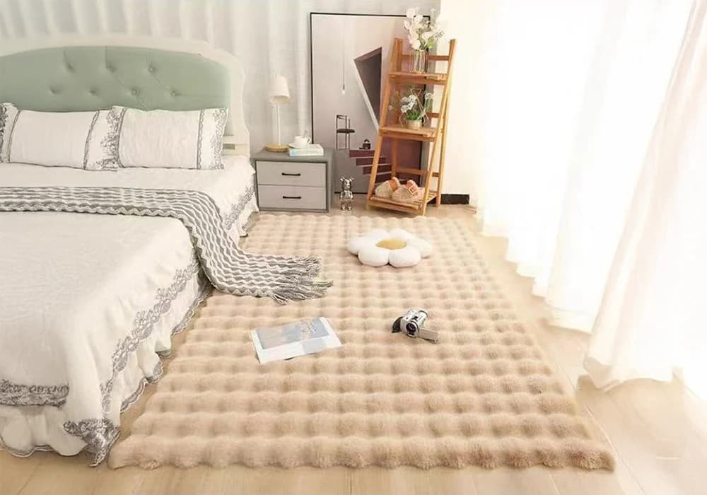 Tapis Vague 160×220 cm Marron - Image 2