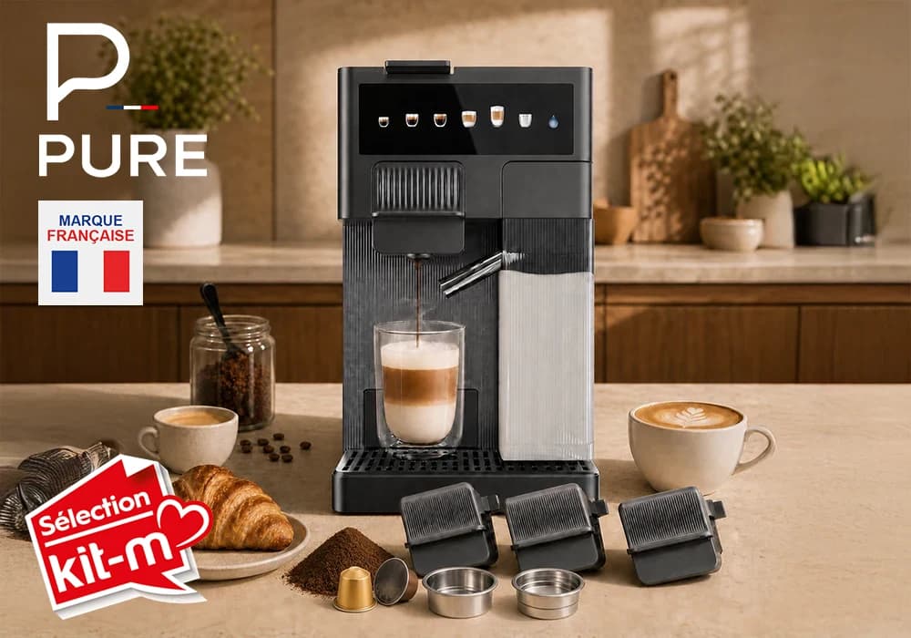 Machine à Café Multicapsules + Réservoir Latte PURE - Image 2