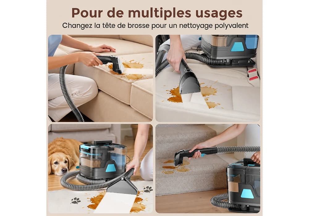 Nettoyeur Détacheur Portable à Injection-Extraction INSE (C8) - Image 4