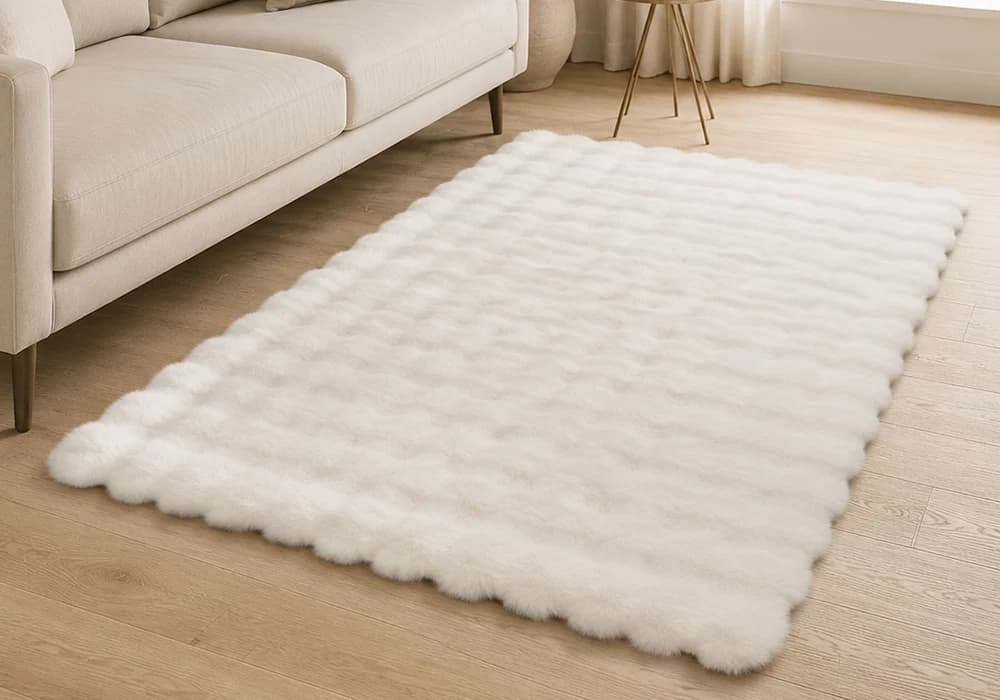 Tapis Vague 160×220 cm Beige - Image 1