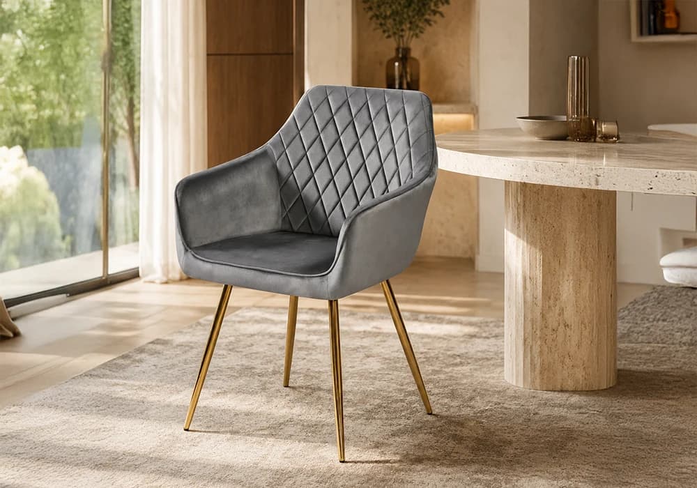 Chaise MAVINE Gris - Image 1