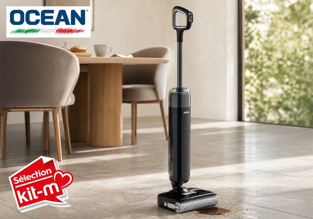 Aspirateur Balai Laveur Sans Fil OCEAN (OCFCIH1575DN) - Image 2