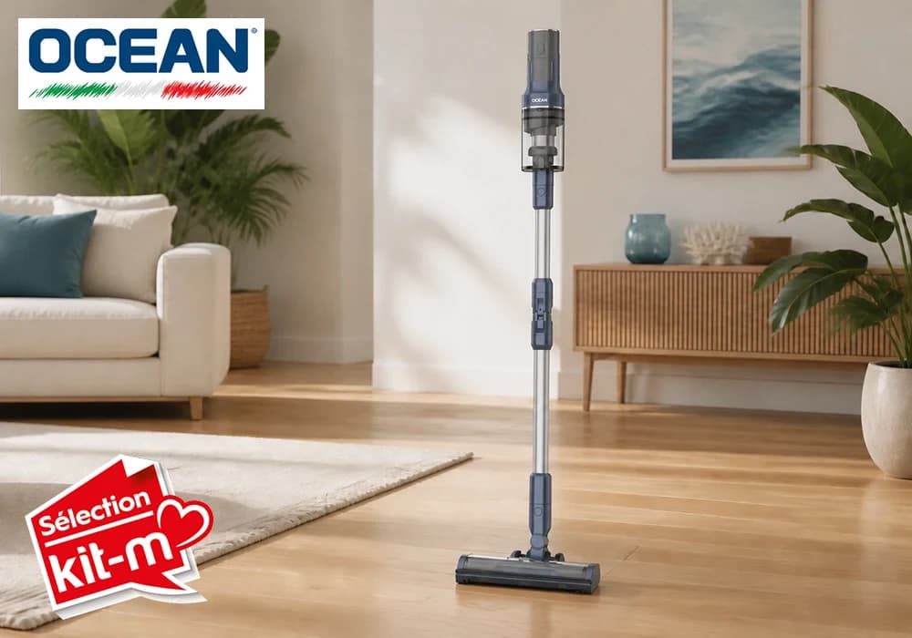 Aspirateur Balai Sans Fil OCEAN (OCVCCIH4045FTCB) - Image 1
