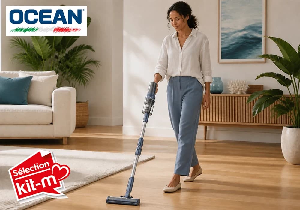 Aspirateur Balai Sans Fil OCEAN (OCVCCIH4045FTCB) - Image 2