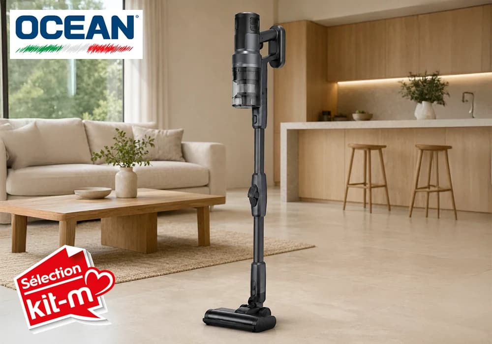 Aspirateur Balai Sans Fil OCEAN (OCVCCIH4045FTCB) - Image 3