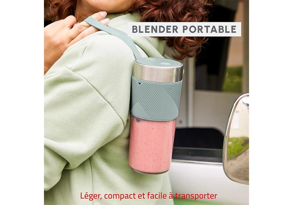 BLENDER PORTABLE SANS FIL LIGHTMIX MOULINEX (LM1C03) - Image 2