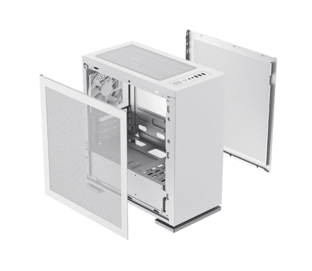 BOITIER GAMEMAX M60-BK DUAL MESH MT/SANS ALIM. MATX/ITX WHITE - Image 4