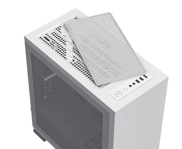 BOITIER GAMEMAX M60-BK DUAL MESH MT/SANS ALIM. MATX/ITX WHITE - Image 3