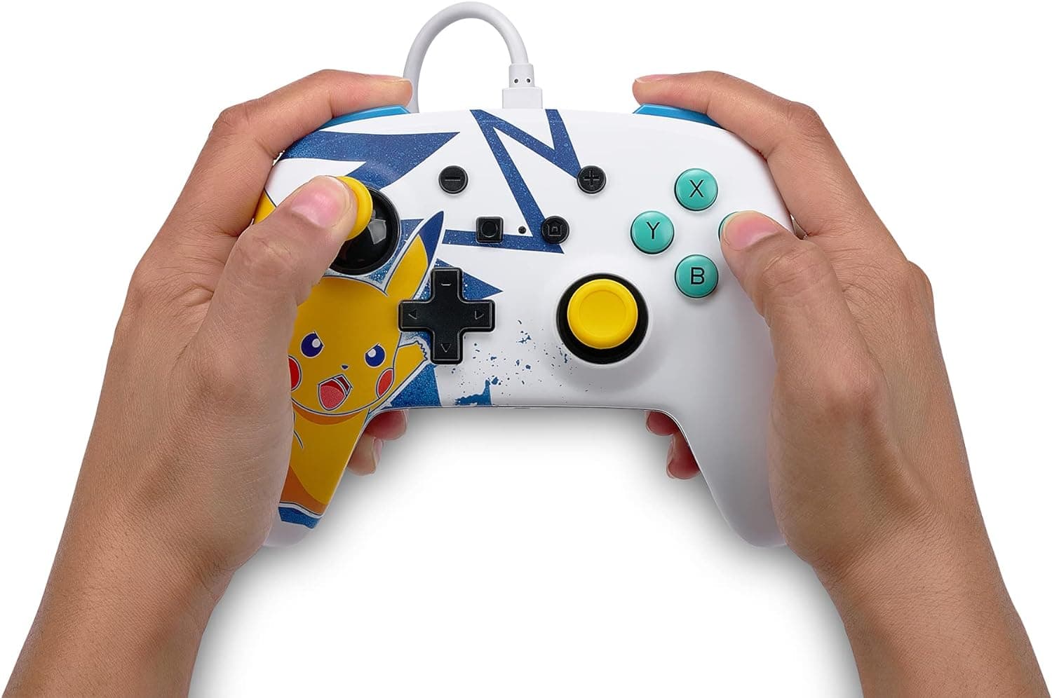 POWERA CONTROLLER ENWIRED PIKACHU HIGH VOLTAGE SWITCH - Image 3