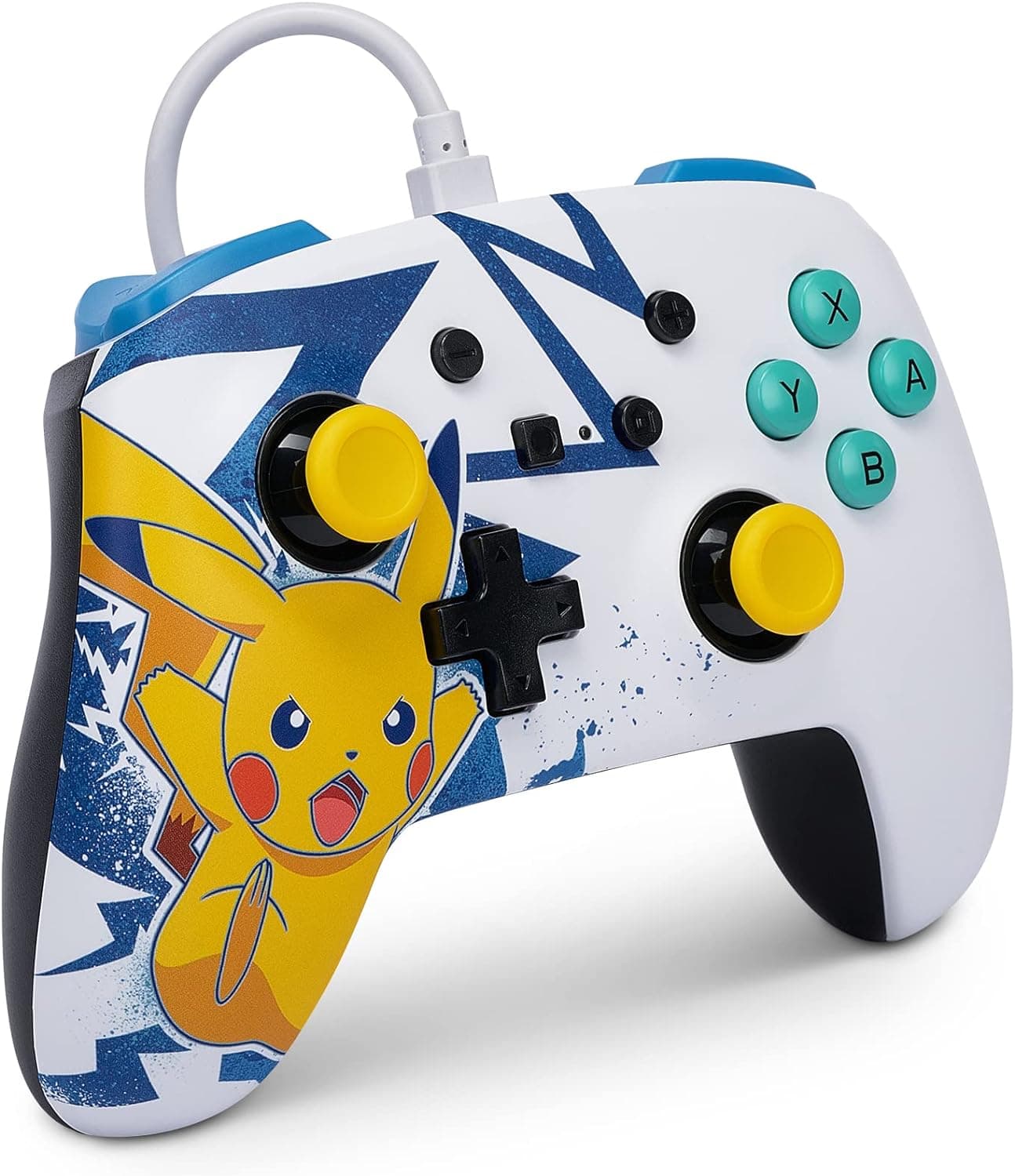 POWERA CONTROLLER ENWIRED PIKACHU HIGH VOLTAGE SWITCH - Image 2