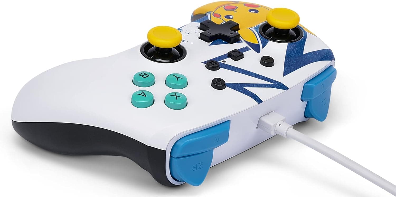 POWERA CONTROLLER ENWIRED PIKACHU HIGH VOLTAGE SWITCH - Image 4