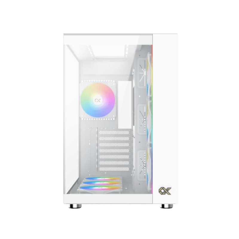 Boitier Moyen Tour E-ATX Xigmatek Aqua Ultra RGB avec panneaux vitrés (Blanc) - Image 2