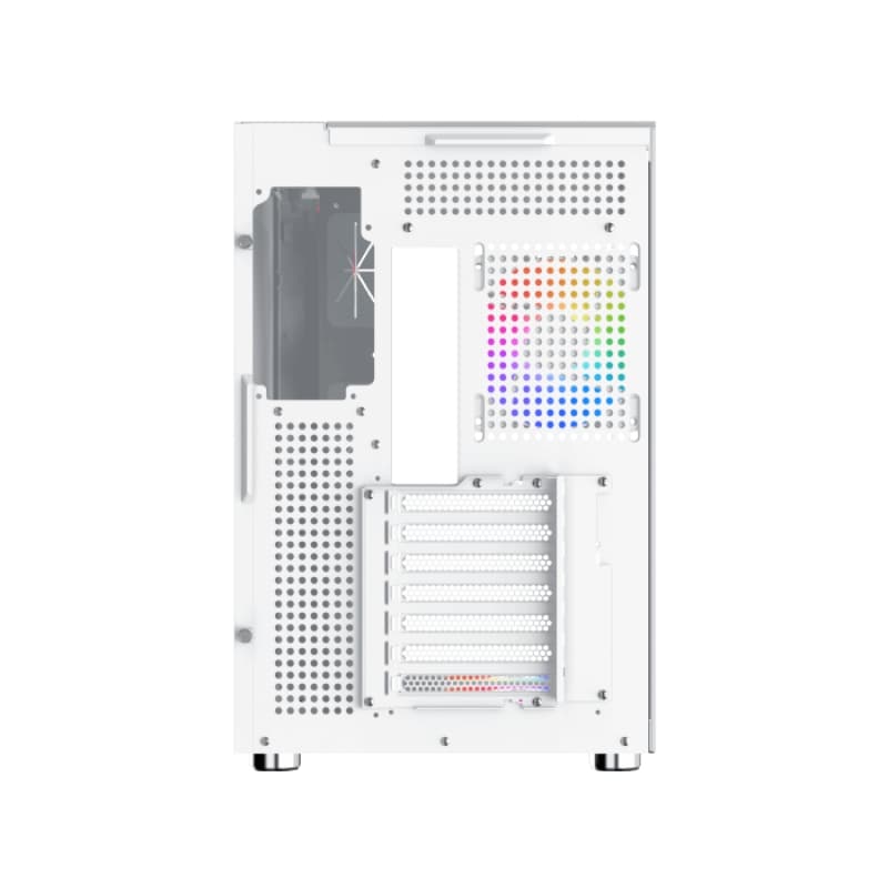 Boitier Moyen Tour E-ATX Xigmatek Aqua Ultra RGB avec panneaux vitrés (Blanc) - Image 4