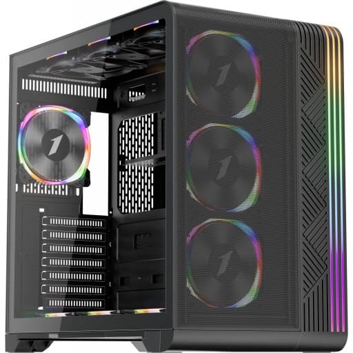 BT Mini Micro ATX 1stPlayer VT7 RGB - vitrés (Noir) - Image 1