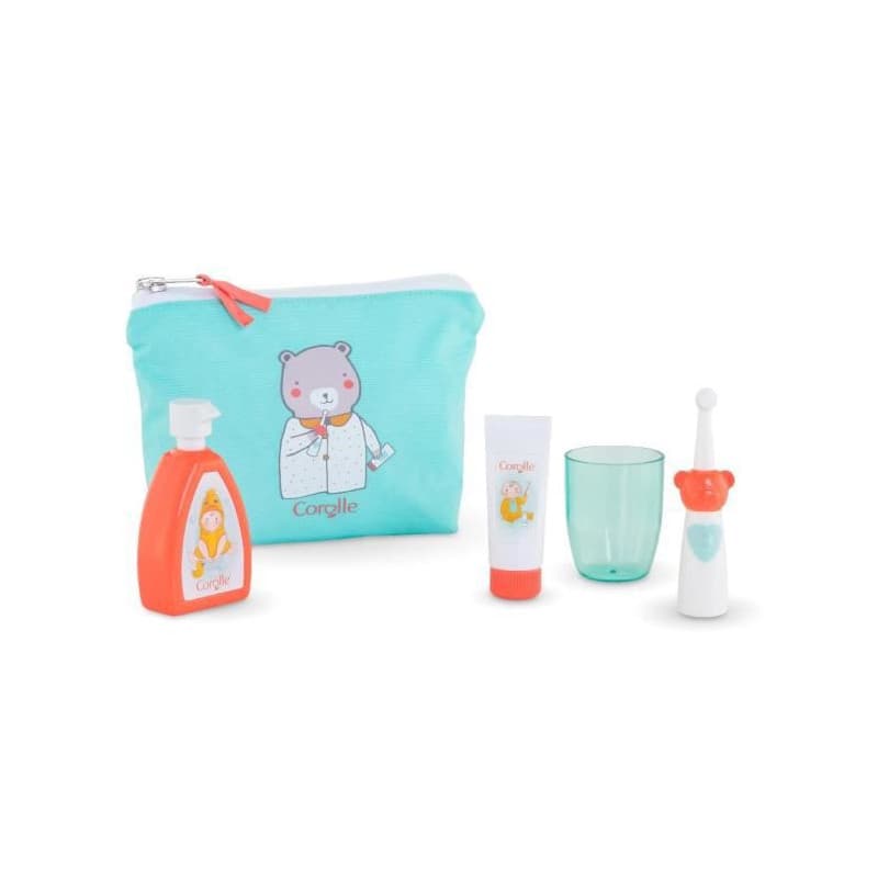 COROLLE - Trousse de toilette - 5 accessoires - pour poupon 36 et 42 cm