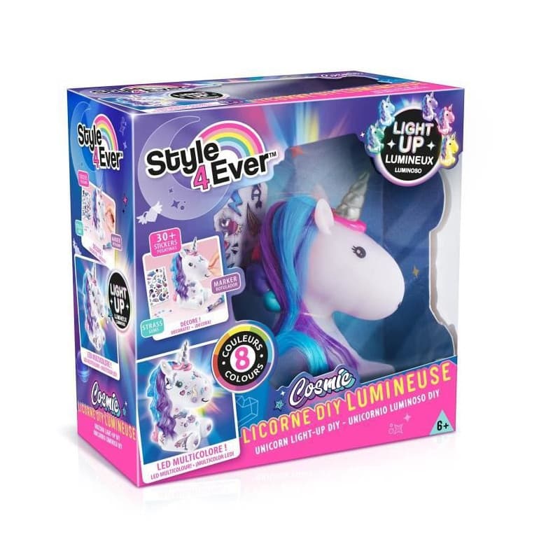Travaux Manuel Canal Toys Style 4ever Licorne diy Lumineuse