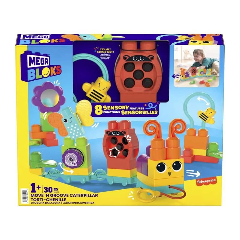 Mega BLOKS Buildable Caterpillar of the Senses