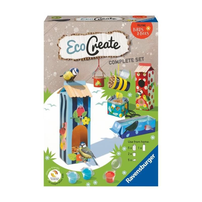 Travaux Manuel Ravensburger EcoCreate Midi Mangeoire pour oiseaux