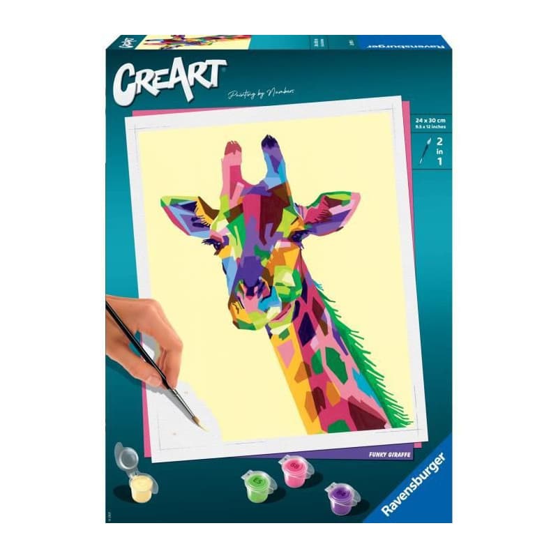 Dessins à peindre Ravensburger CreArt Large Giraffe 24 x 30 cm