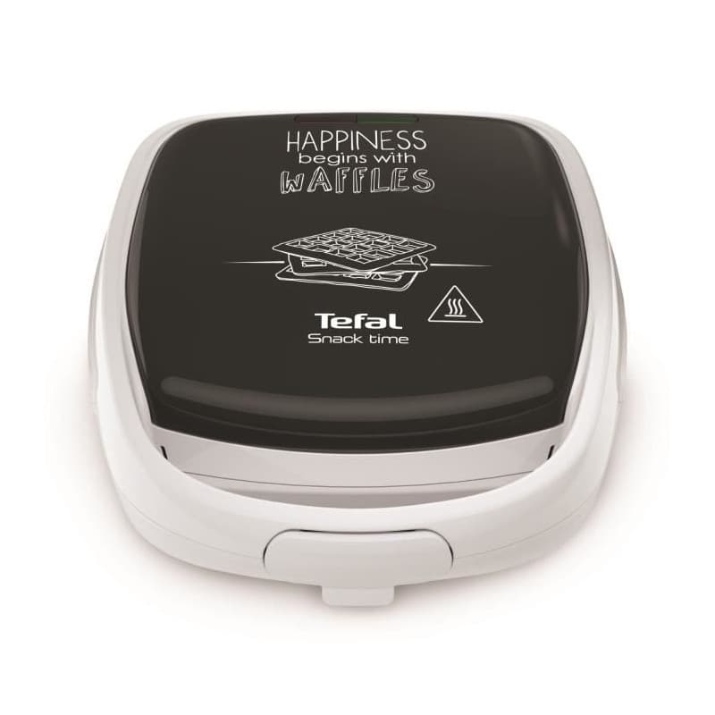 Tefal Snack Time Happiness 2 gauffre(s) 700 W Noir, Blanc