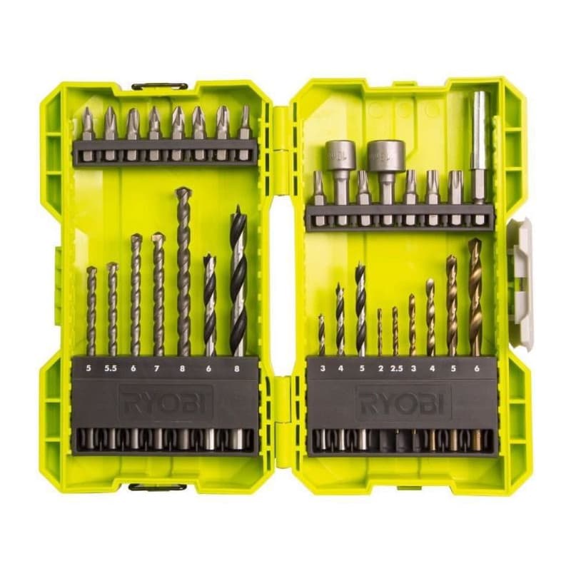 Mèches et jeux de mèches Ryobi RAK32DDMIX 32 Pièces Hex PZ pH