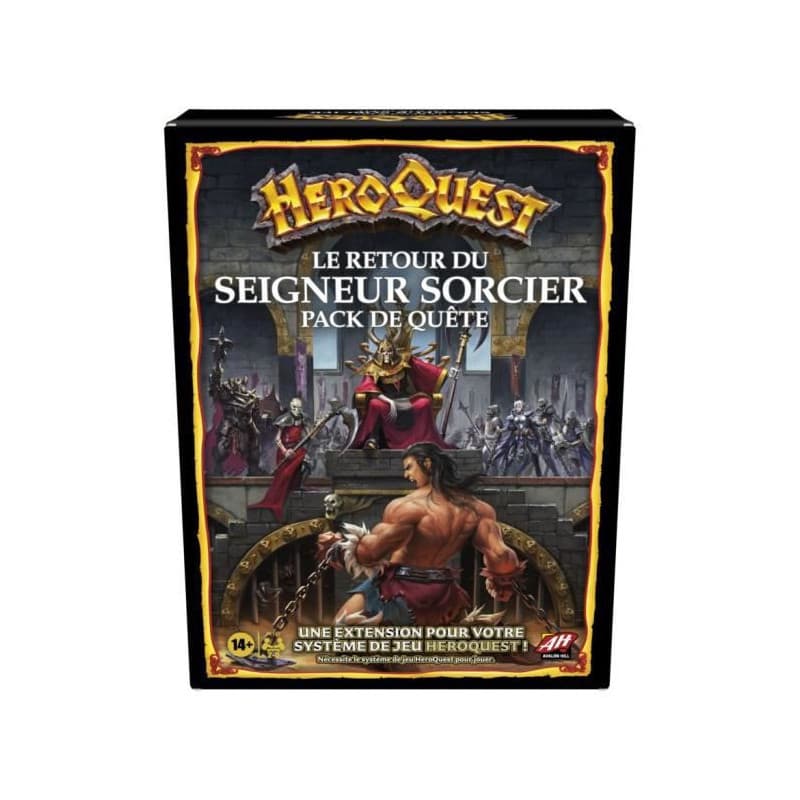 Hasbro Gaming Avalon Hill HeroQuest Le retour du Seigneur sorcier