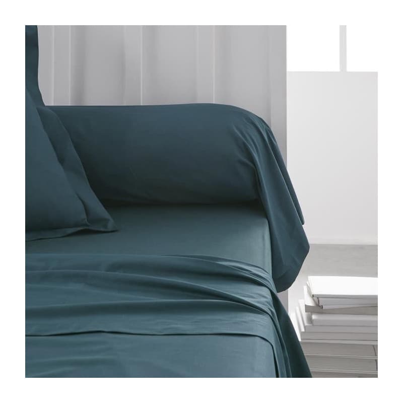 Taie d'oreiller TODAY Essential Vert émeraude 45 x 185 cm Vert turquoise