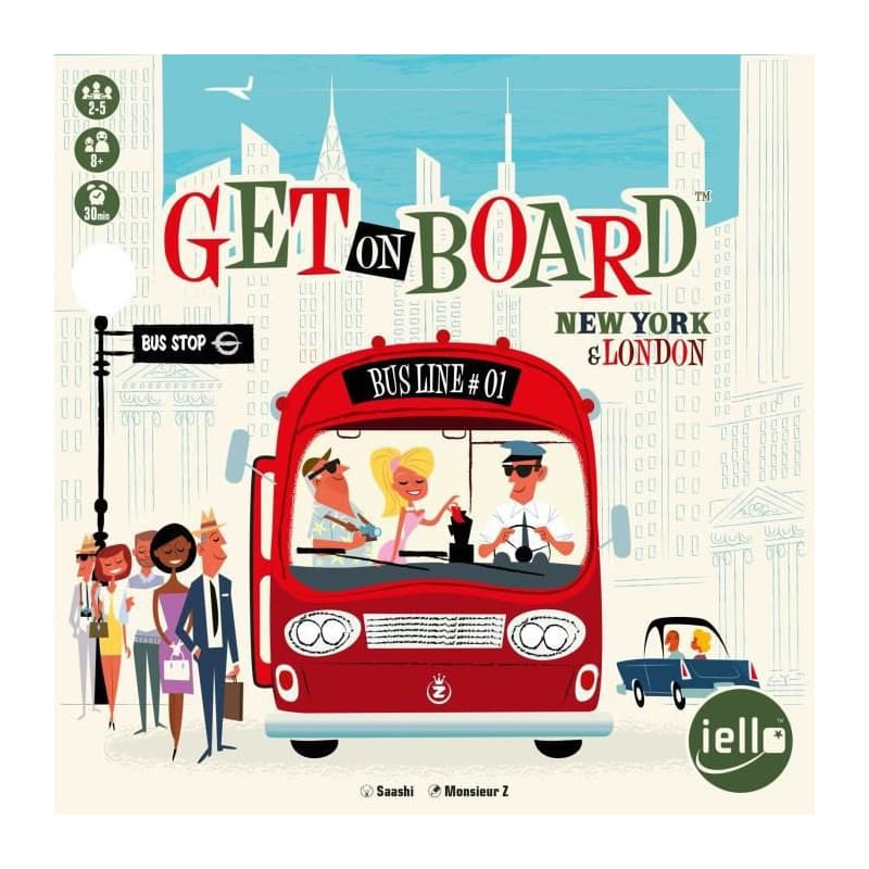 Jeu de société Iello 51826 Get on Board: New York & London