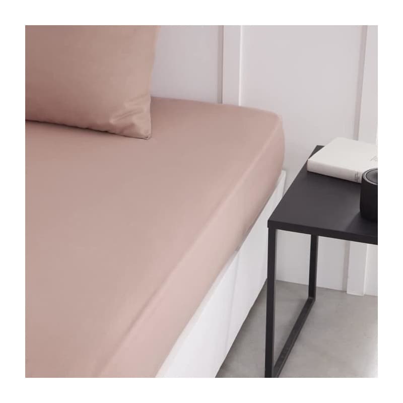 Drap housse TODAY Essential Rose clair 90 x 190 cm