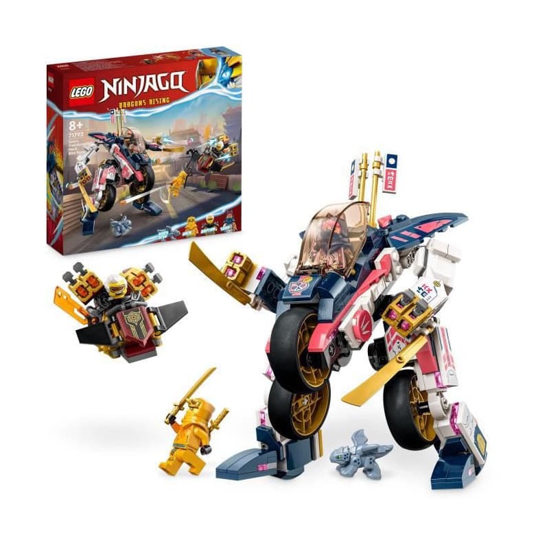 Set de construction Lego Ninjago 71792 The Transformable Bell Robot of Sora