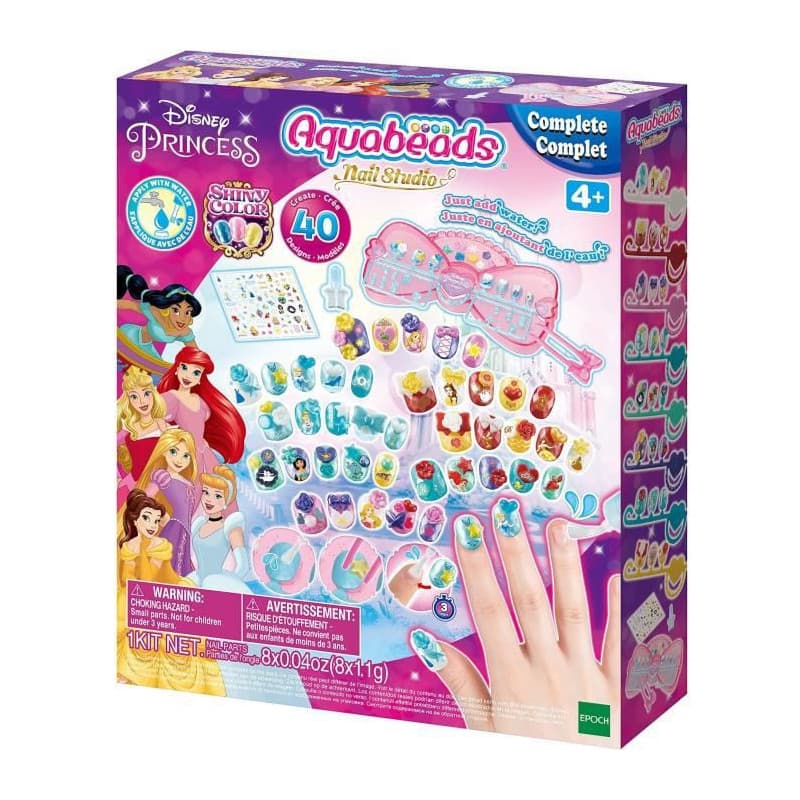Aquabeads Le coffret de manucure Princesses Disney