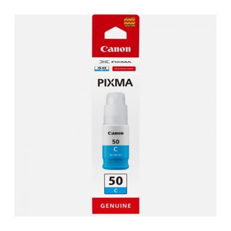 Canon GI-50 C, haut rendement, bouteille d'encre, Cyan