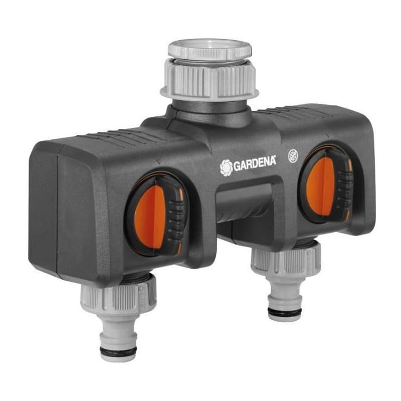 Connecteur de tuyau Gardena 8193-20 Double 3/4"