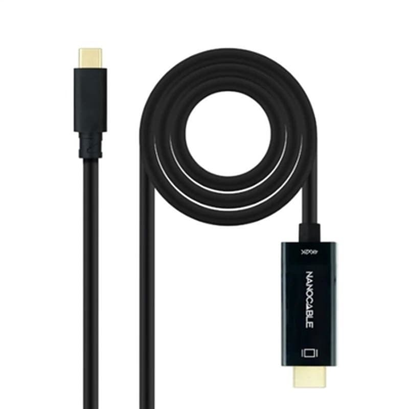 Câble USB-C vers HDMI NANOCâble 10.15.5132 Noir 1,8 m 4K Ultra HD