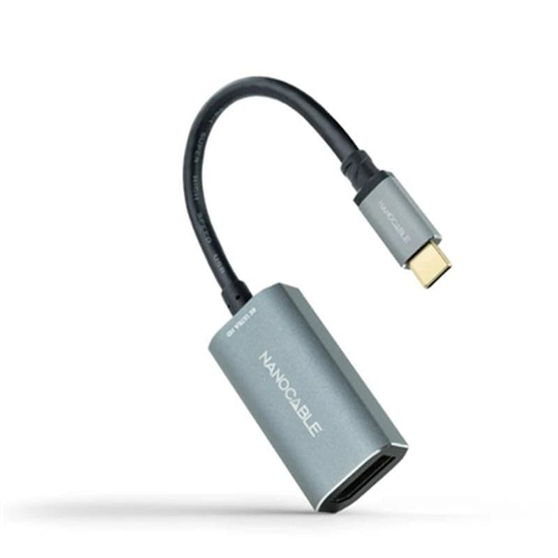 NanoCâble 10.16.4104-G câble vidéo et adaptateur 0,15 m USB Type-C DisplayPort Gris
