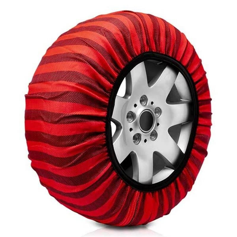 Chaînes à neige pour voiture Classic Rouge Textile Taille 54