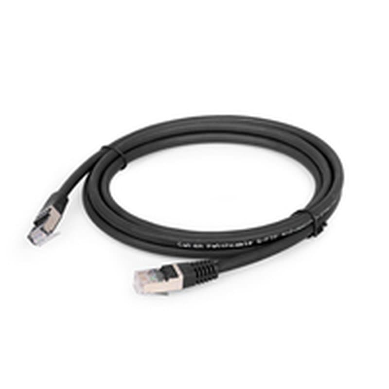 Câble Réseau Rigide FTP 6ème Catégorie GEMBIRD PP6A-LSZHCU-BK-3M 3 m Noi