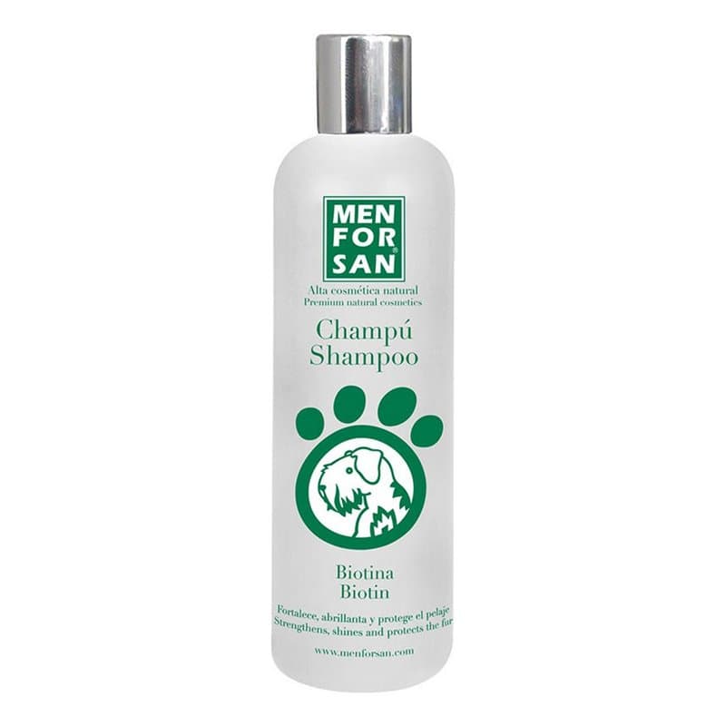 Shampoing pour animaux de compagnie Menforsan Chien Vitamine B7 51 x 37 x 33 cm 300 ml