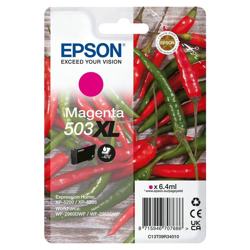 Epson 503XL cartouche d'encre 1 pièce(s) Original Rendement élevé (XL) Magenta
