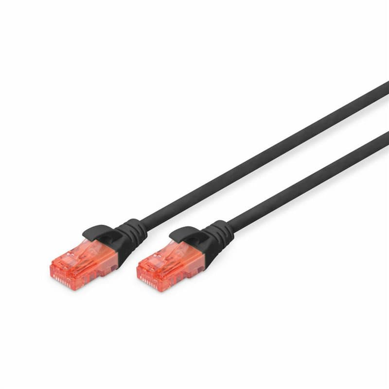 Câble Réseau Rigide UTP 6ème Catégorie Digitus DK-1617-030/BL 3 m Noir