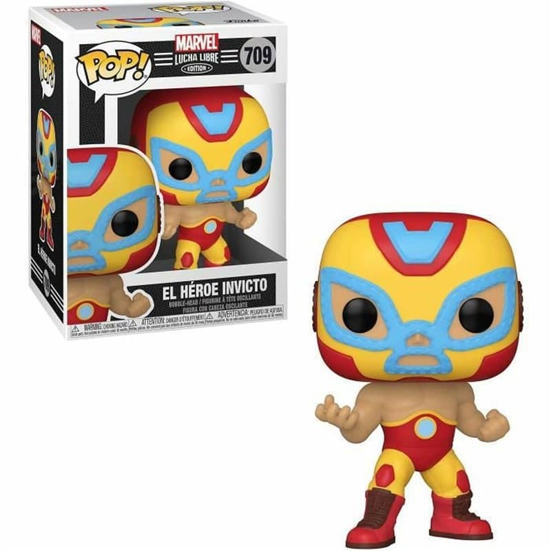 Figure à Collectionner Funko Pop! Marvel Lucha Libre - Iron Man Nº 709