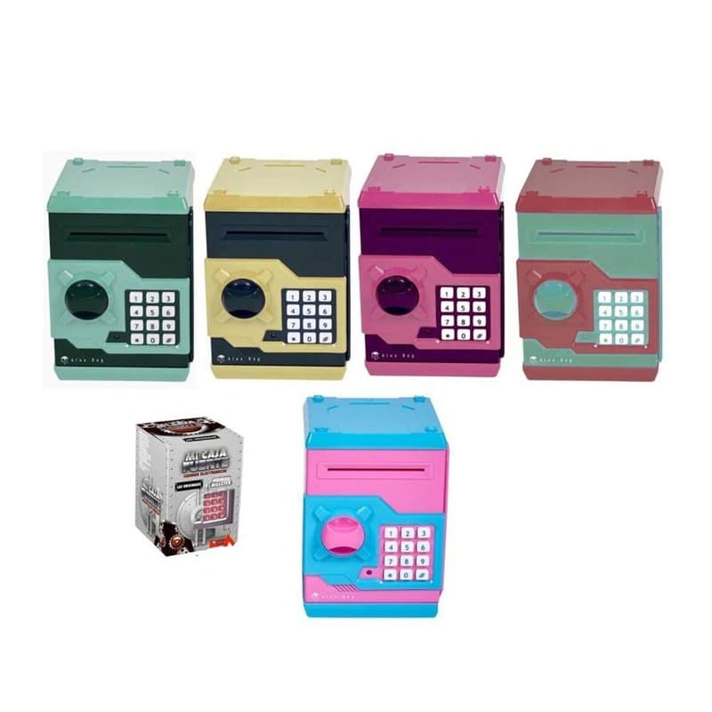Tirelire Roymart Color Vintage Coffre-fort 18 x 13 x 12 cm