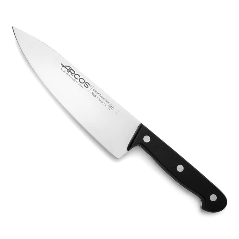 Couteau de cuisine Arcos Universal 17,5 cm Noir Acier inoxydable polyoxyméthylène