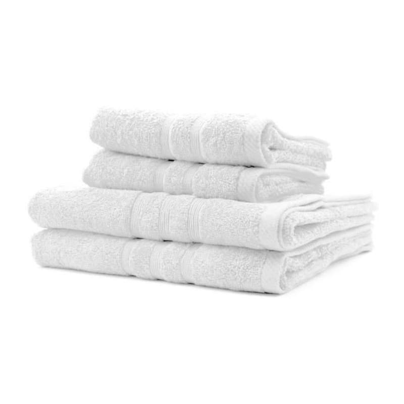 Ensemble de serviettes de toilette TODAY Blanc 4 Pièces