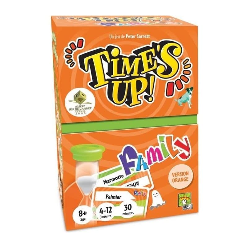Jeu de questions-réponses Asmodee Time's Up Family - Orange Version (FR)