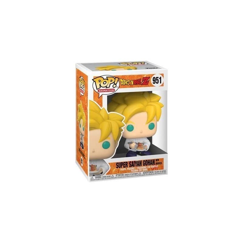 Figurine Funko Pop Animation Dragon Ball Z S9 SS Gohan with Noodles Multicolore