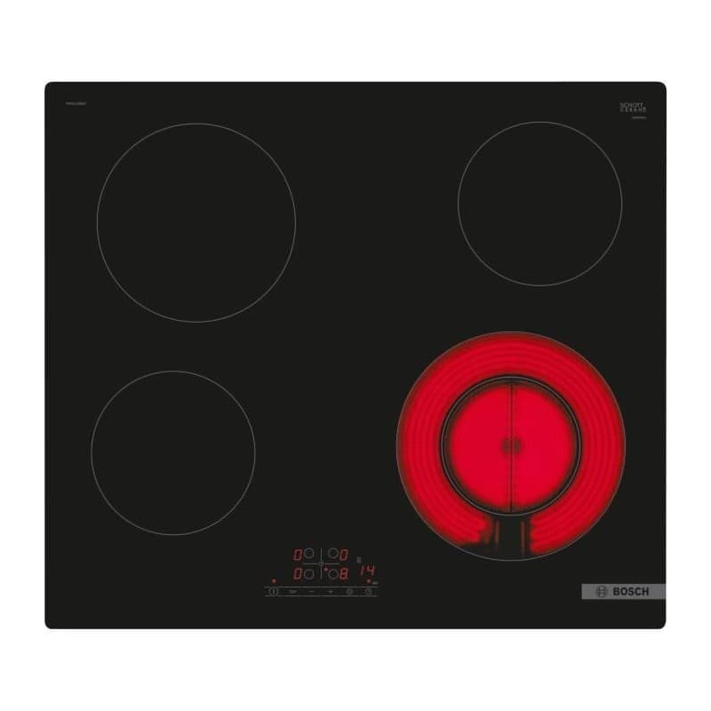 Bosch Serie 4 PKF611BB8E plaque Noir Intégré 59.2 cm Céramique 4 zone(s)