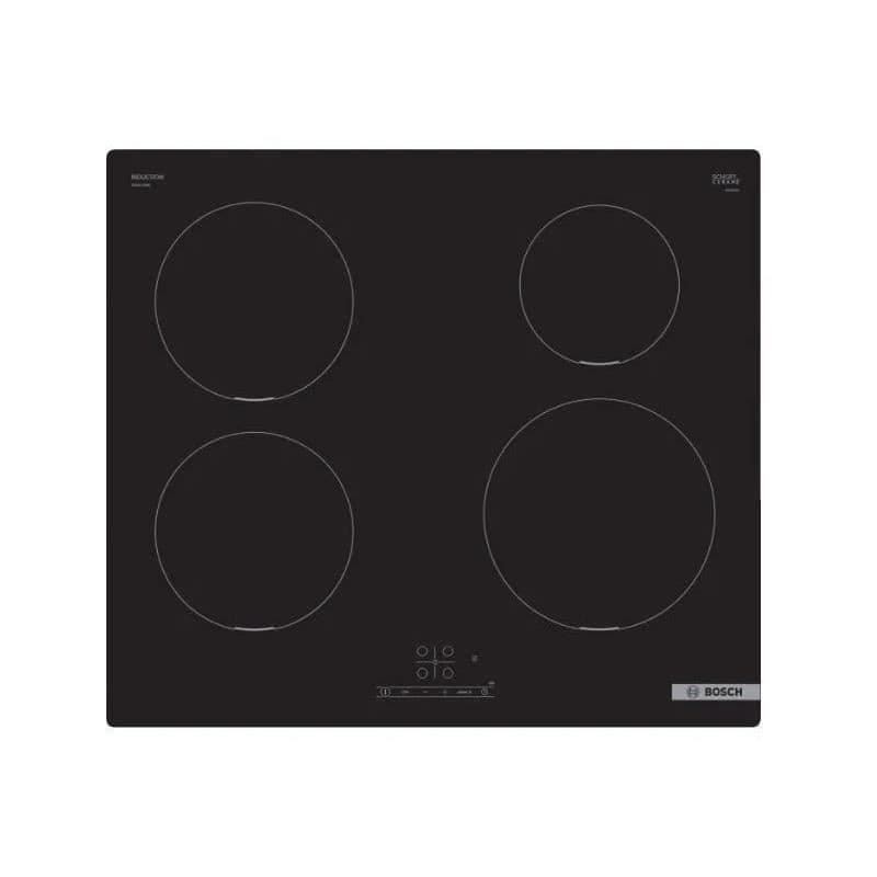 Bosch Serie 4 PUE611BB5E plaque Noir Intégré 60 cm Plaque avec zone à induction 4 zone(s)
