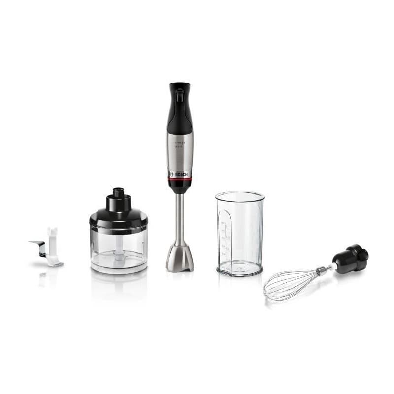 Bosch Serie 6 MSM6M622 blender 0,6 L Mixeur de cuisine 1000 W Noir, Acier inoxydable