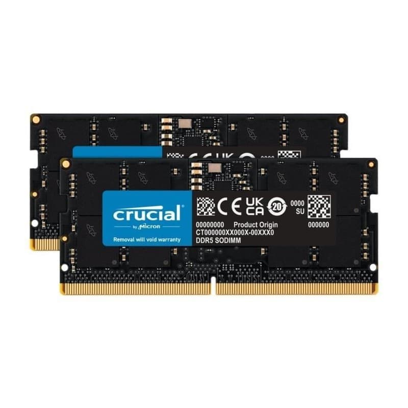 Mémoire RAM Crucial DDR5 SDRAM DDR5 32 GB CL40